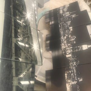 NYC buildings and lights decor